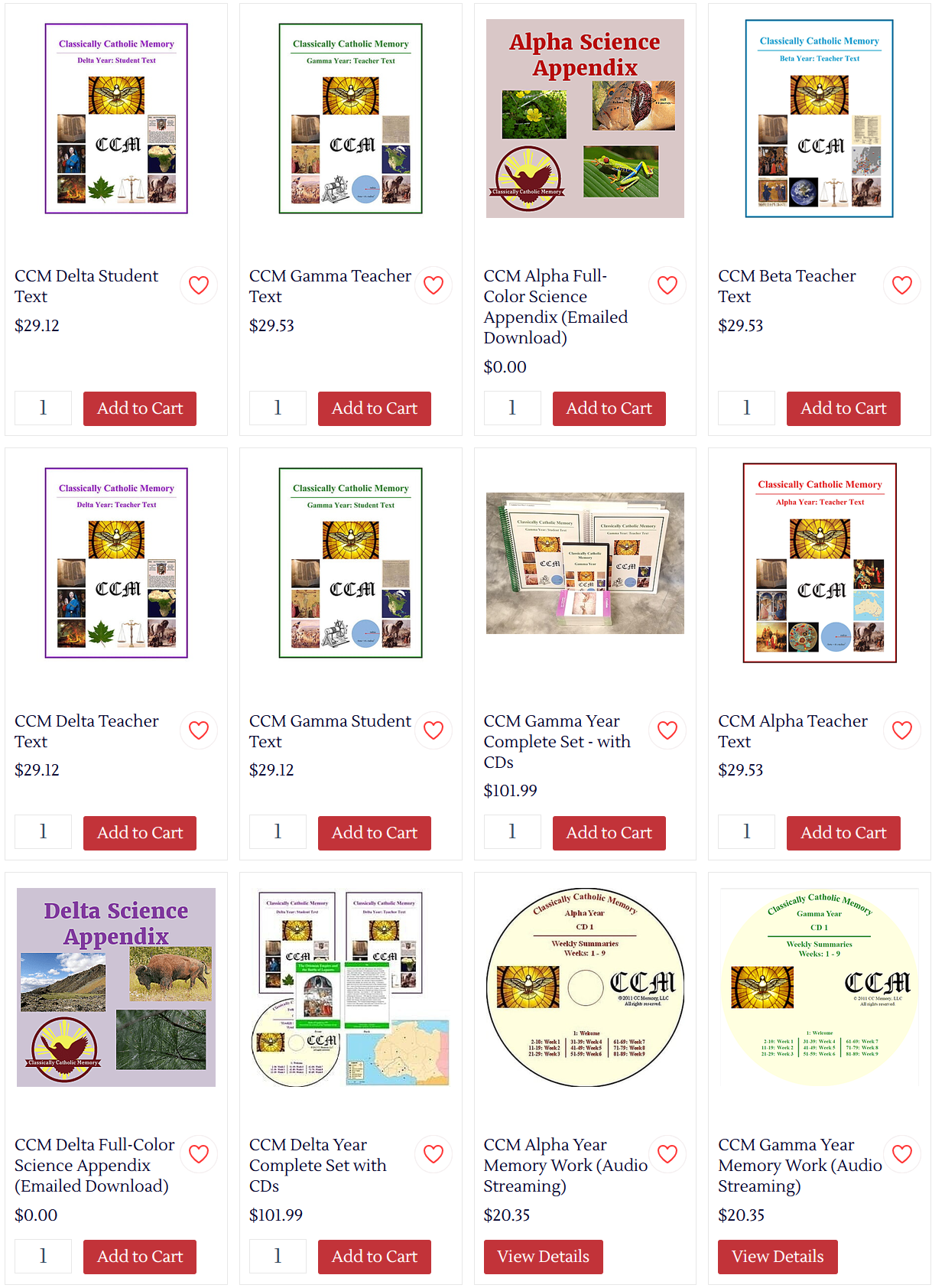 Classically Catholic Memory Store Image